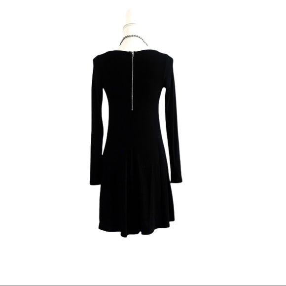 EXPRESS A LINE JERSEY DRESS WITH EXPOSED ZIPPER - Picture 2 of 7